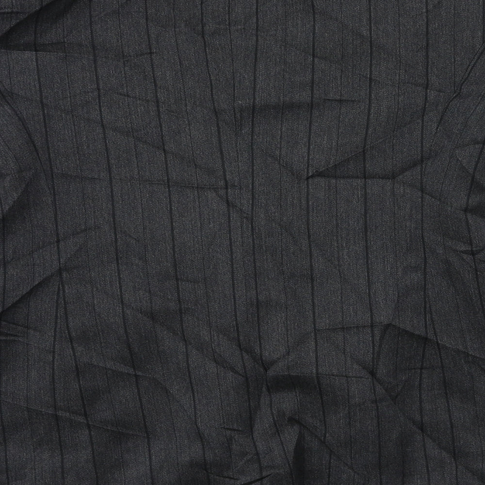 Country Casuals Womens Grey Striped  Jacket Suit Jacket Size 12