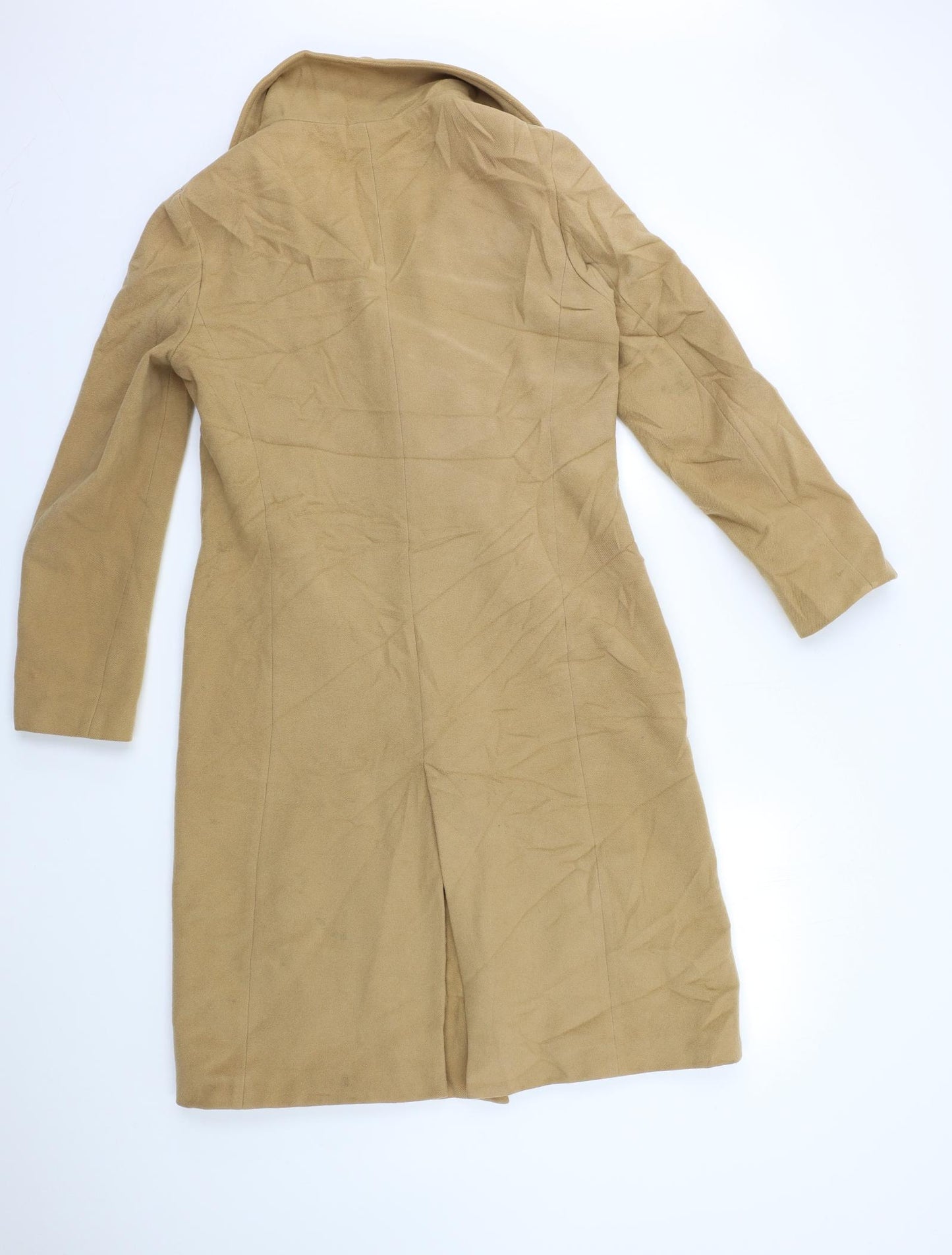 Mango Womens Beige   Overcoat Coat Size 8