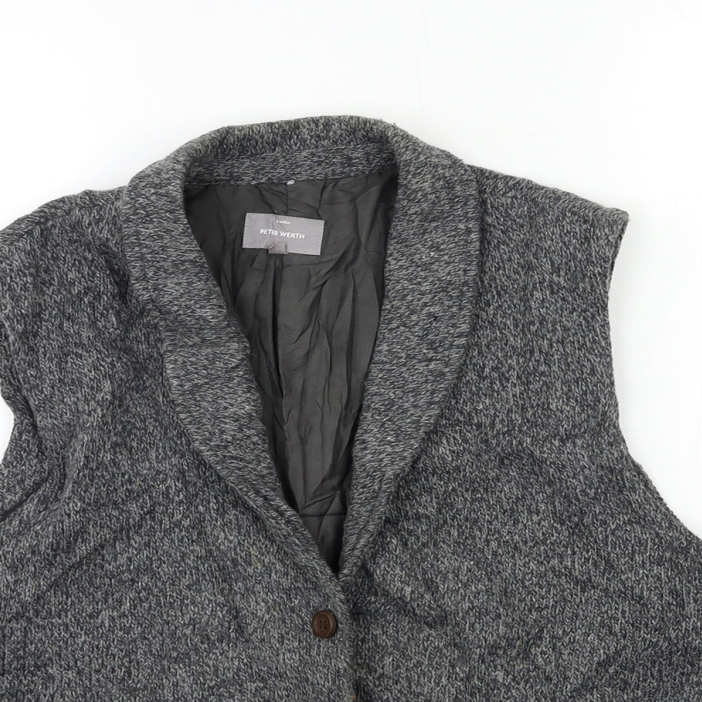 Peter Werth Mens Grey   Jacket Suit Jacket Size XL