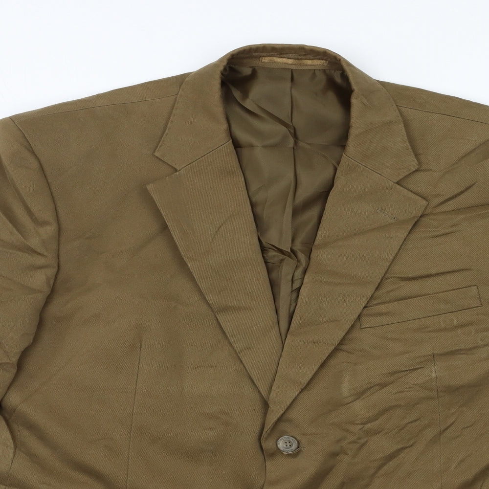 Maine Mens Brown   Jacket Suit Jacket Size 48