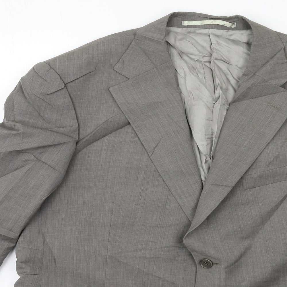 Marks and Spencer Mens Grey   Jacket Suit Jacket Size 42