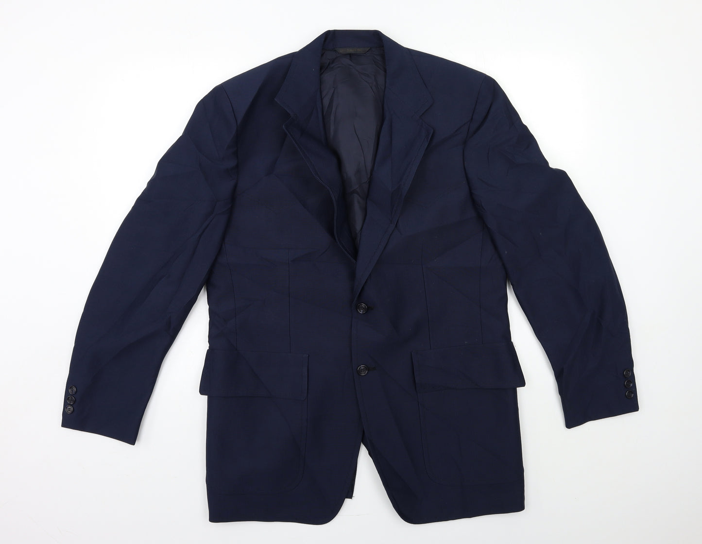 Preworn Mens Blue   Jacket Suit Size 42