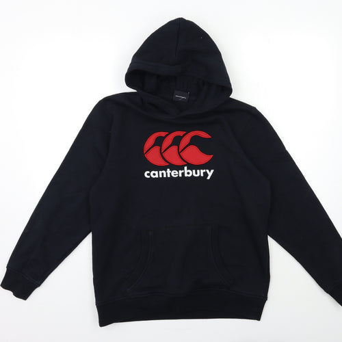 Canterbury Girls Black   Pullover Hoodie Size 14 Years