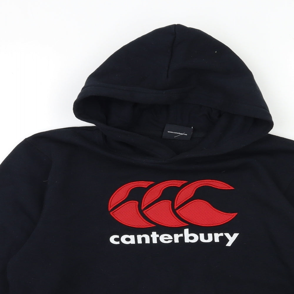 Canterbury Girls Black   Pullover Hoodie Size 14 Years