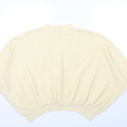 NB avenue Womens Beige  Knit Pullover Jumper Size S