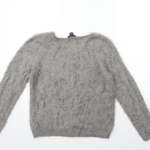 ESMARA Womens Grey  Knit Pullover Jumper Size 10