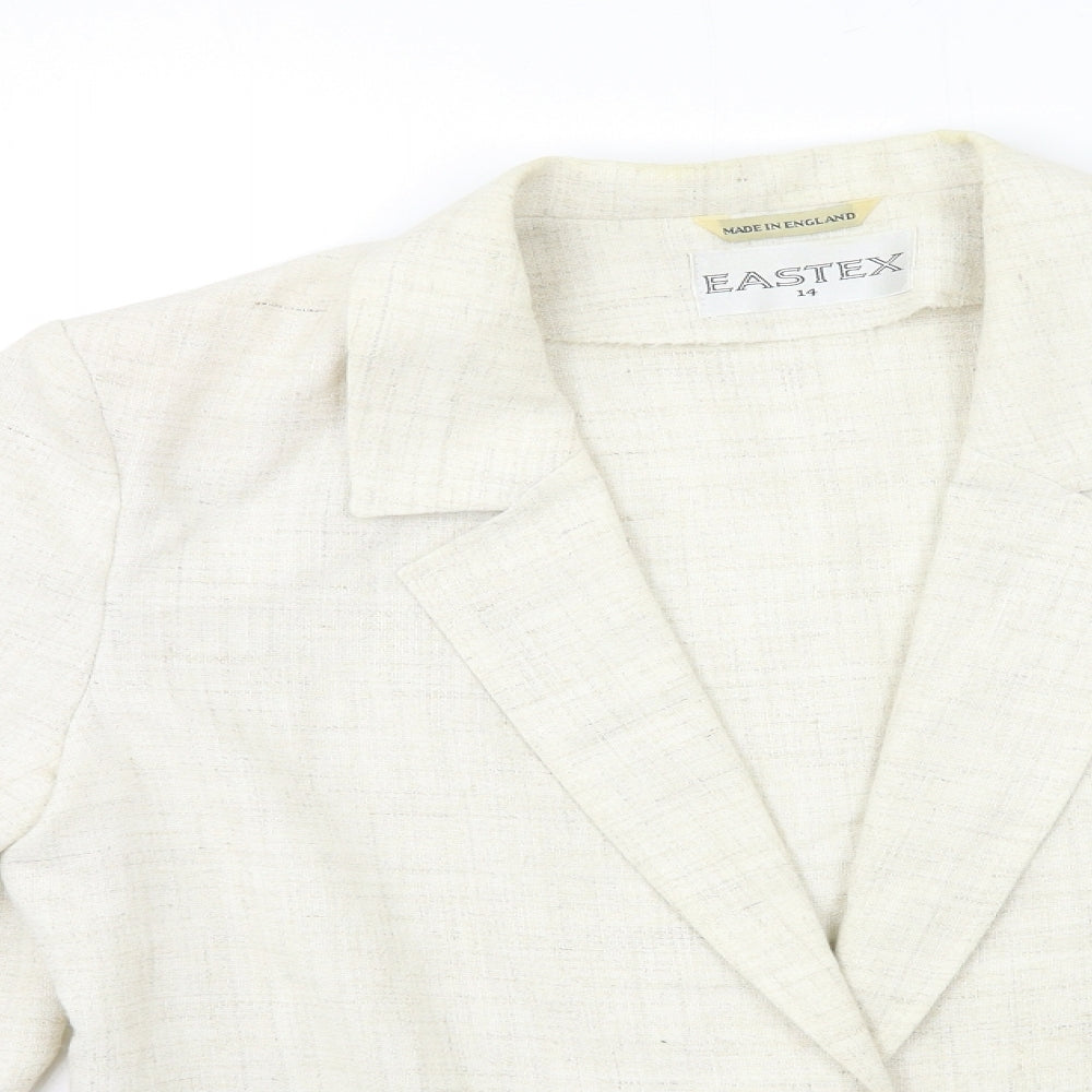 Eastex Womens Beige   Jacket Blazer Size 14