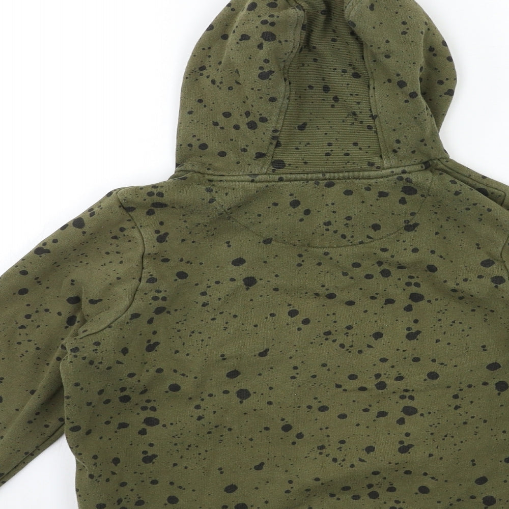 Nutmeg Boys Green Geometric  Pullover Hoodie Size 9 Years