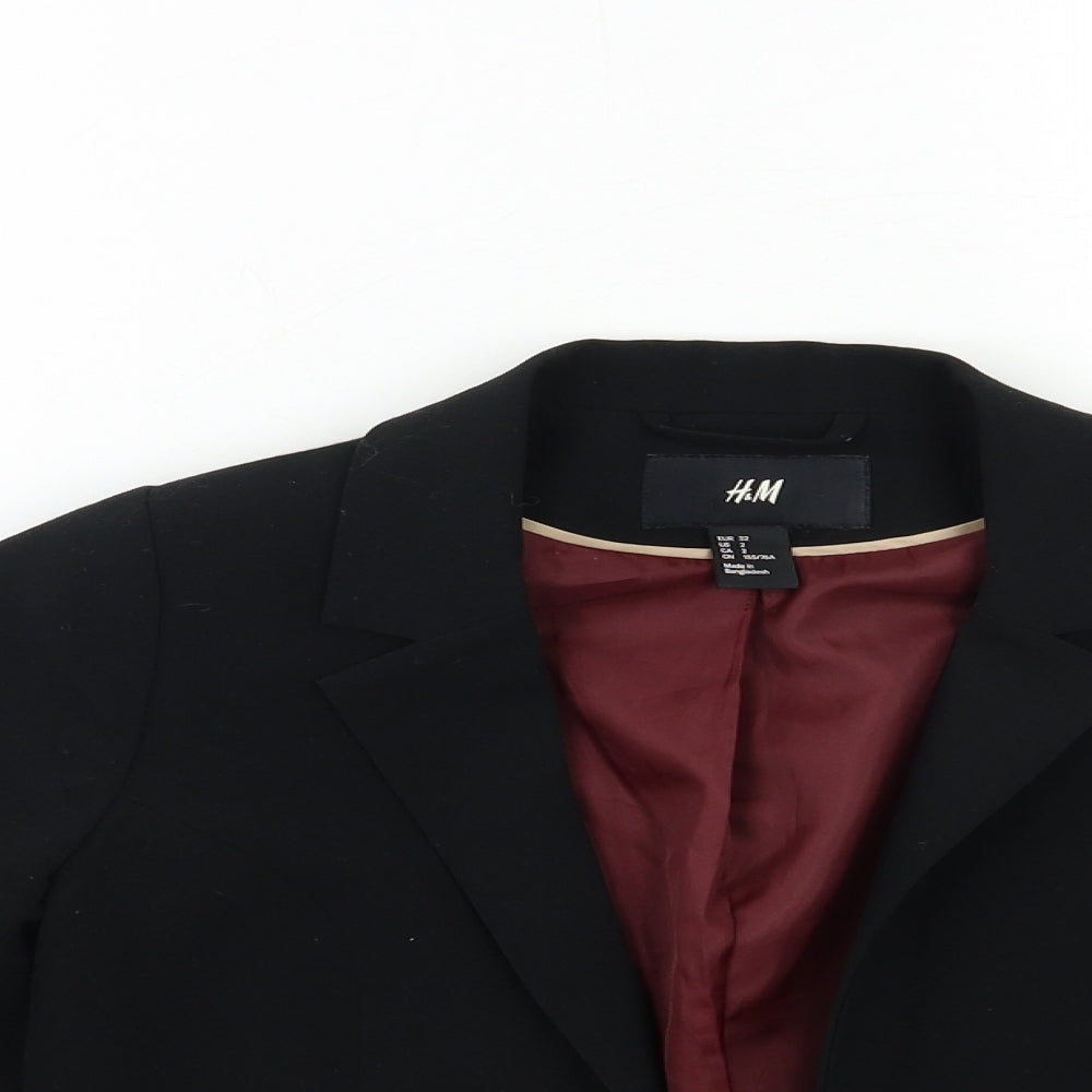 H&M Womens Black   Jacket Blazer Size 4