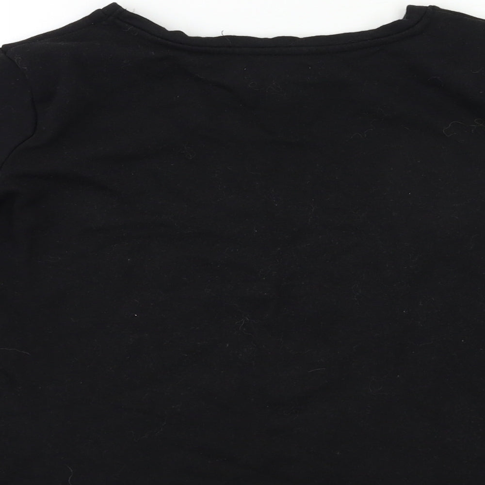 Papaya Womens Black   Pullover Sweatshirt Size M  - christmas elfie