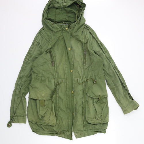 ASOS Womens Green   Overcoat Coat Size 12