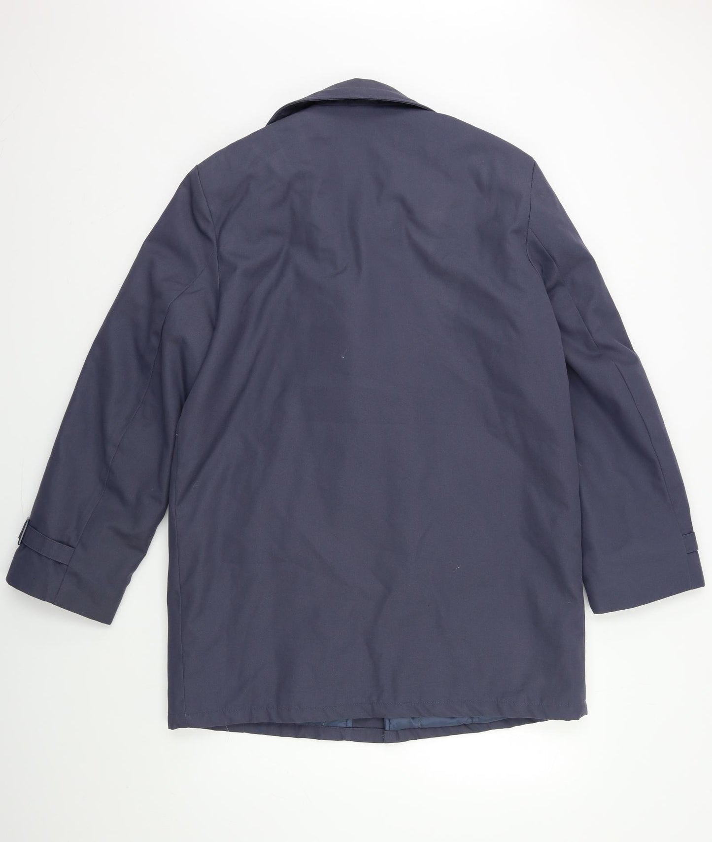 Preworn Mens Blue   Overcoat Coat Size M