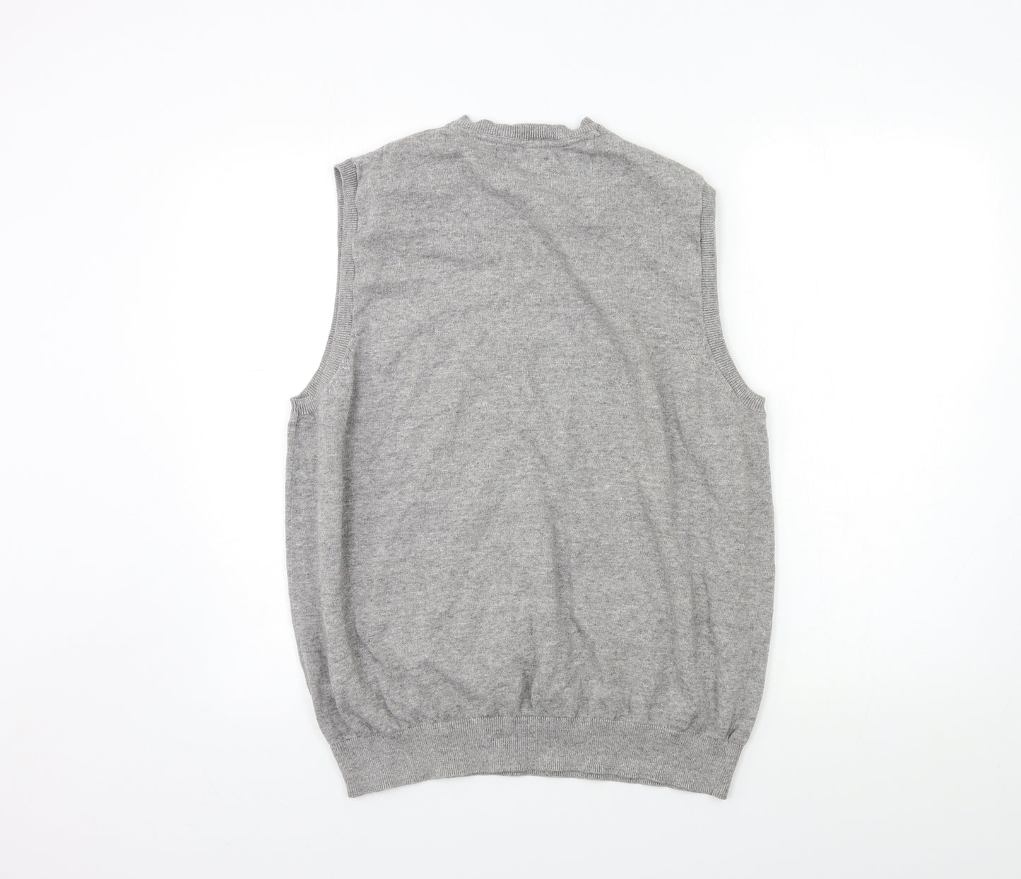 Marks and Spencer Mens Grey  Knit Pullover Jumper Size XL