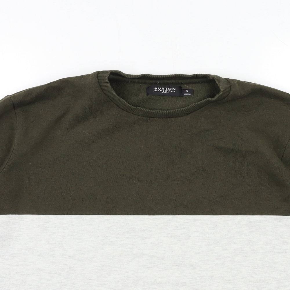 Burton Mens Green   Pullover Sweatshirt Size S