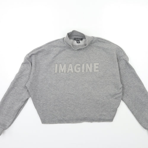 Primark Womens Grey   Pullover Sweatshirt Size 10