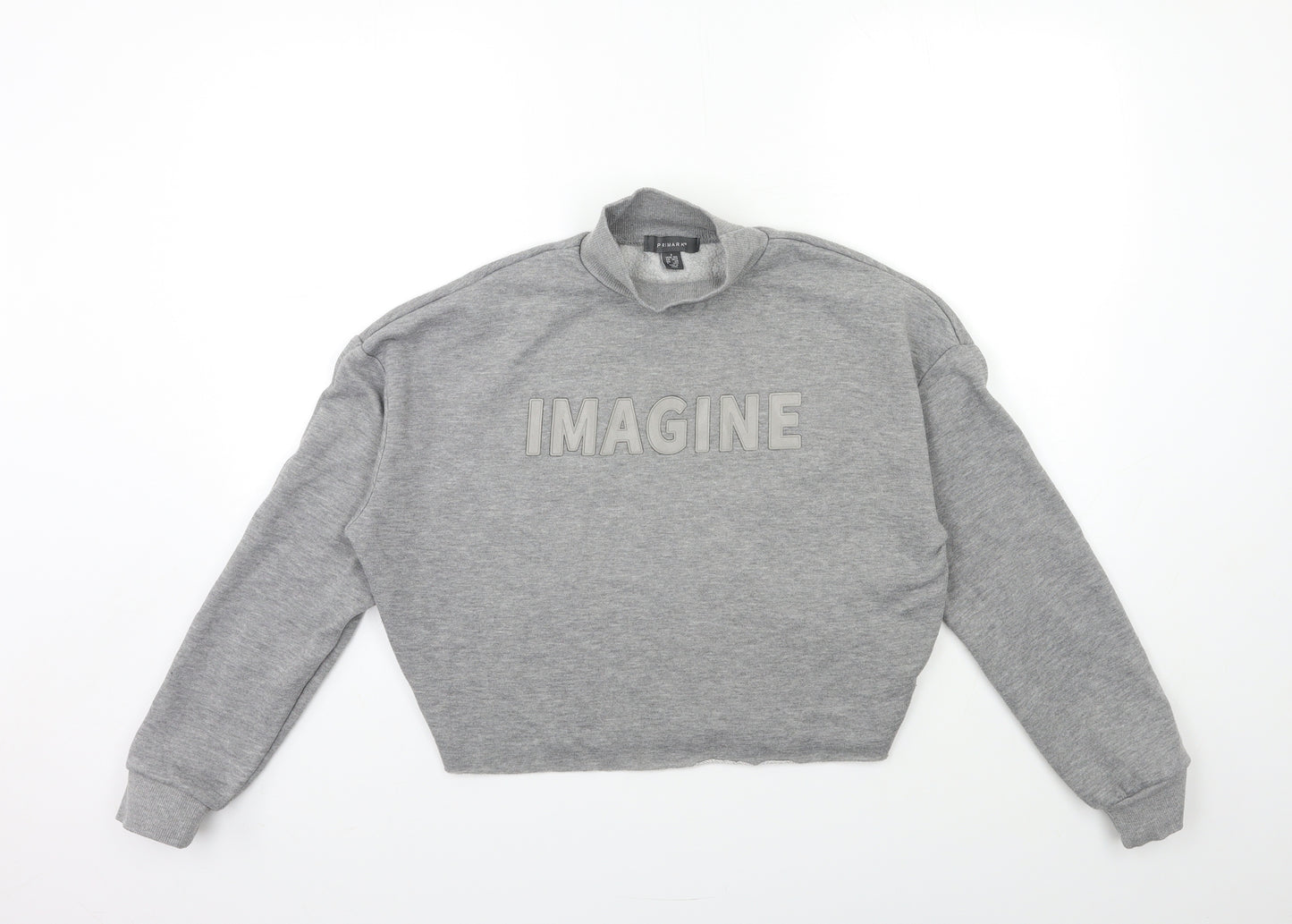 Primark Womens Grey   Pullover Sweatshirt Size 10