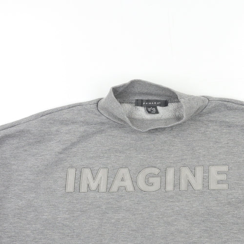 Primark Womens Grey   Pullover Sweatshirt Size 10