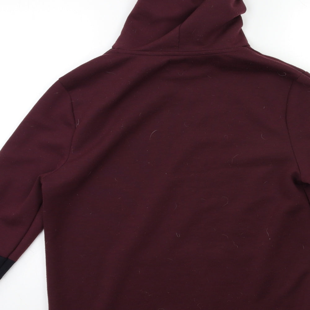 River Island Mens Purple Striped  Pullover Hoodie Size XS