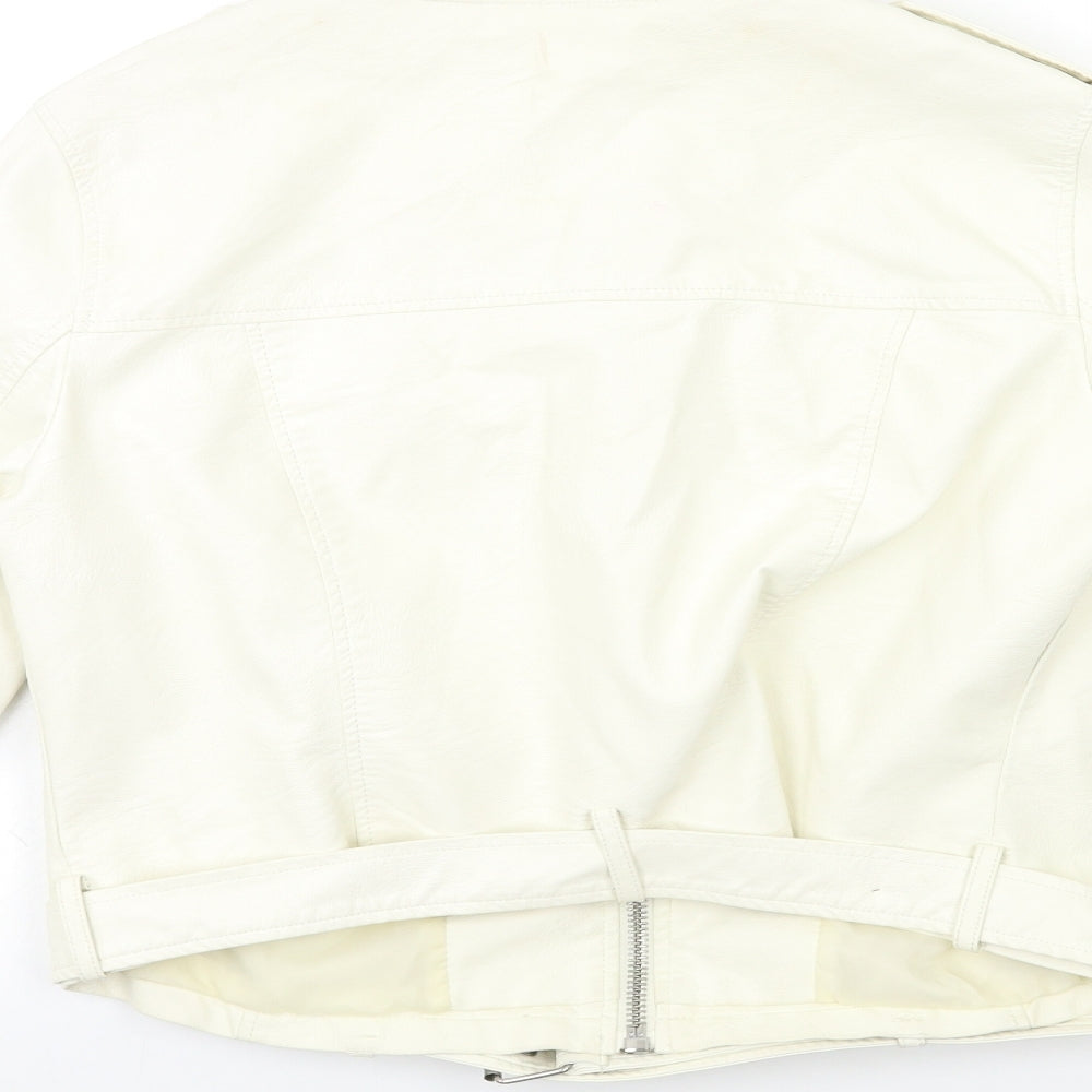 Marks and Spencer Womens White   Jacket  Size 14