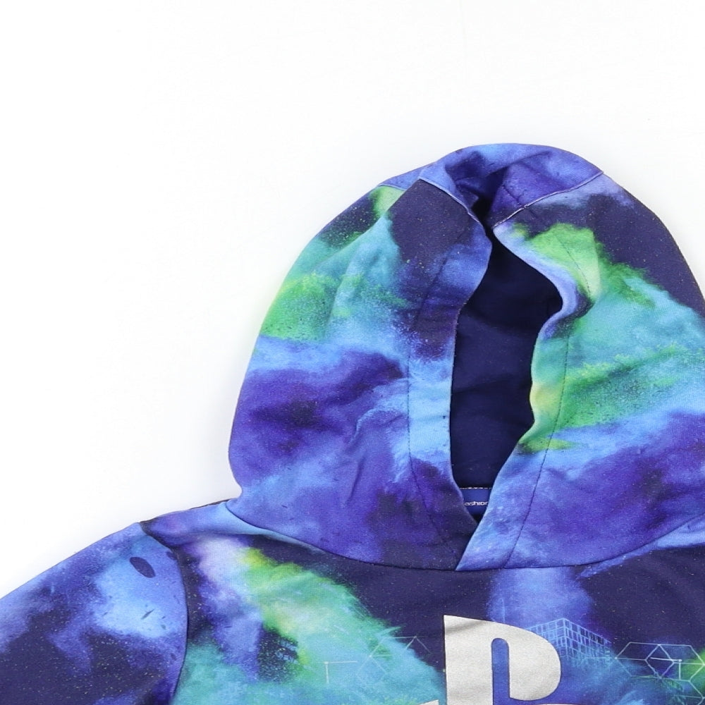 Marks and Spencer Boys Blue   Pullover Hoodie Size 4 Years  - Play station