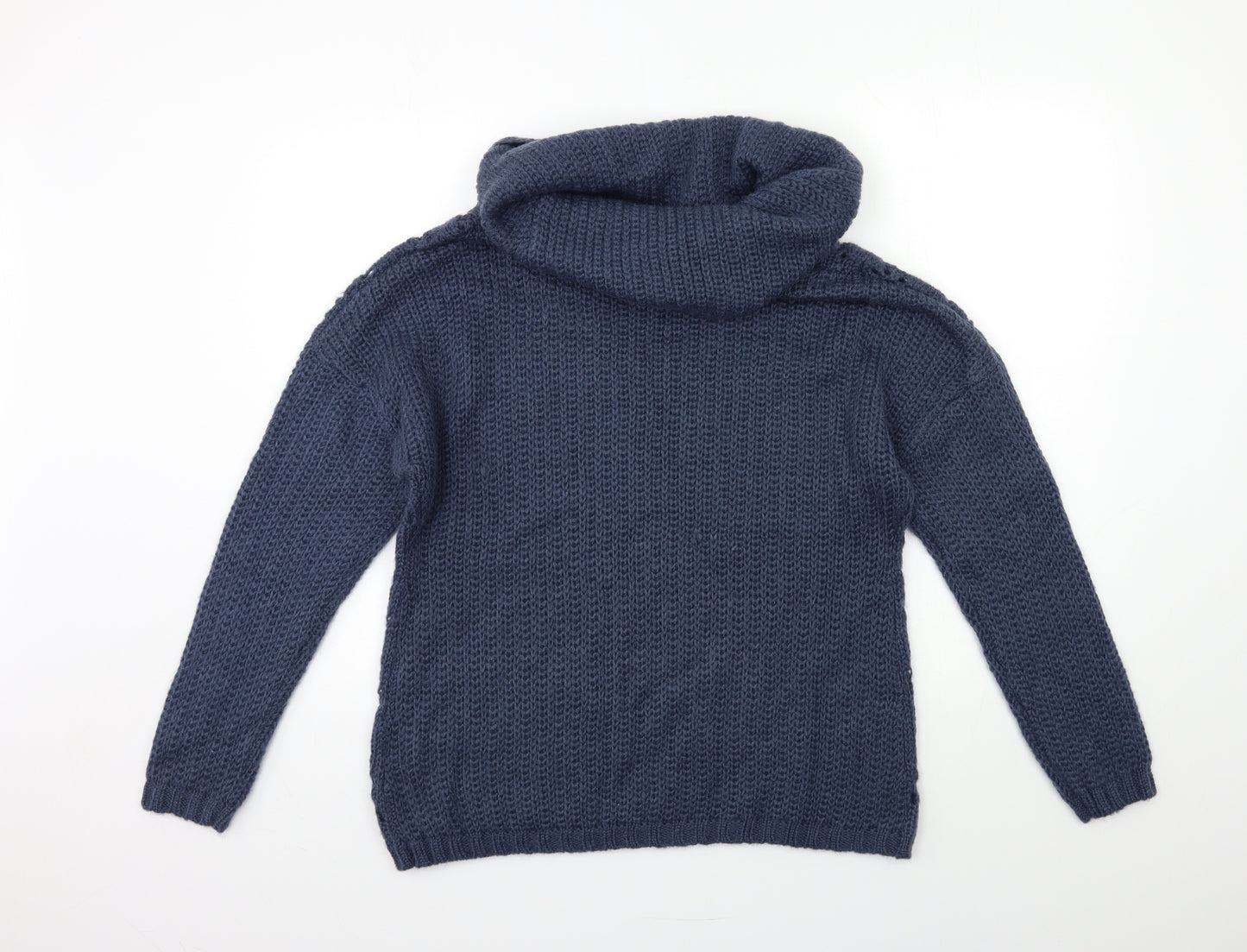 Brave Soul Womens Blue  Knit Pullover Jumper Size 14
