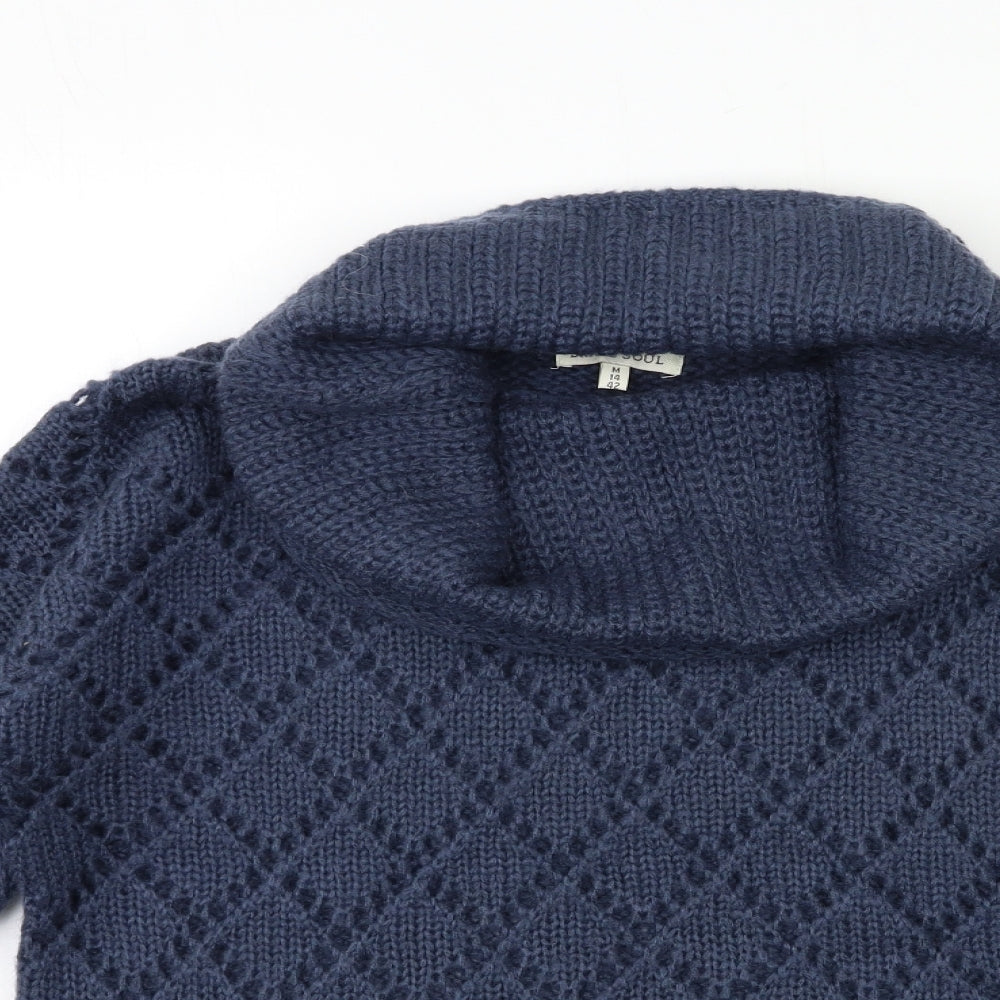 Brave Soul Womens Blue  Knit Pullover Jumper Size 14