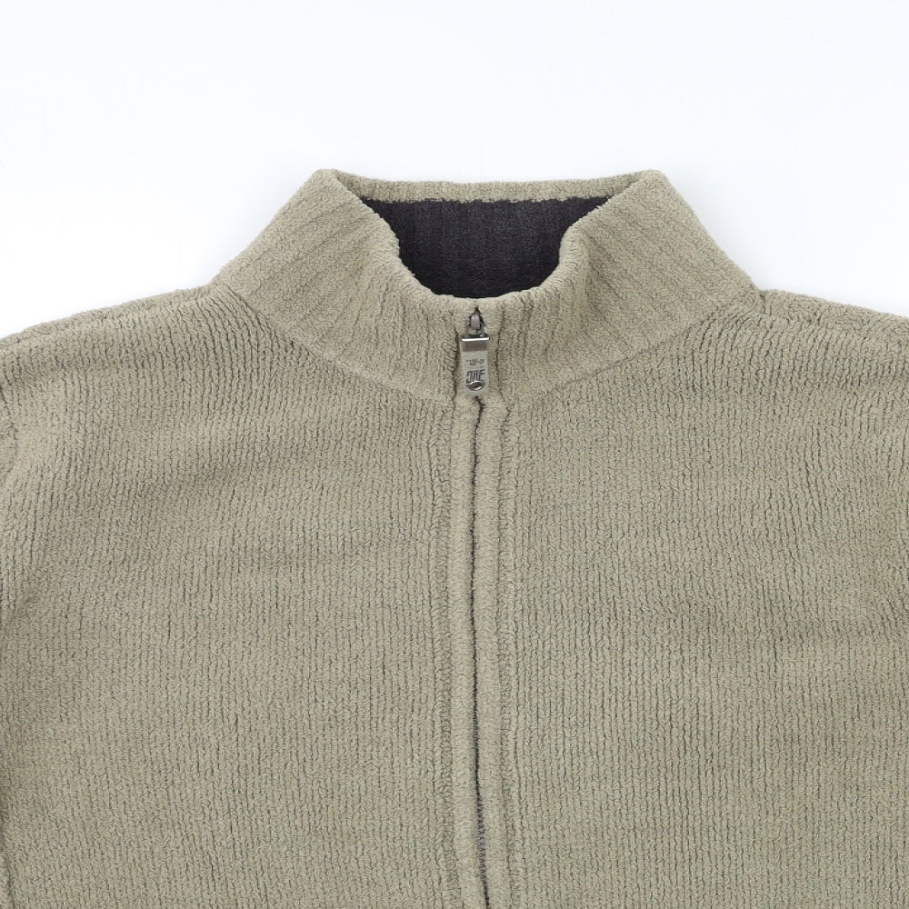 NEXT Mens Green  Fleece Jacket Coatigan Size L