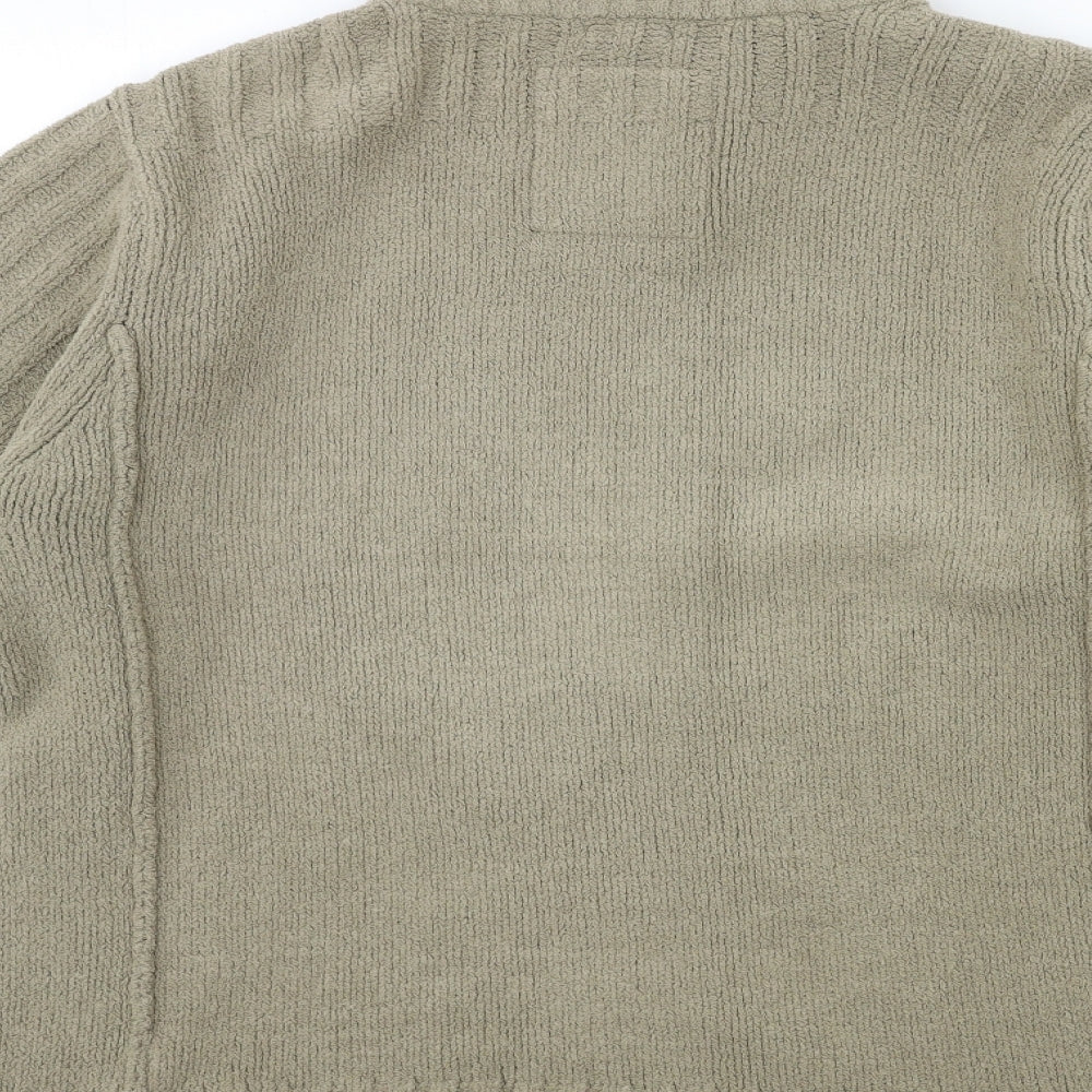 NEXT Mens Green  Fleece Jacket Coatigan Size L