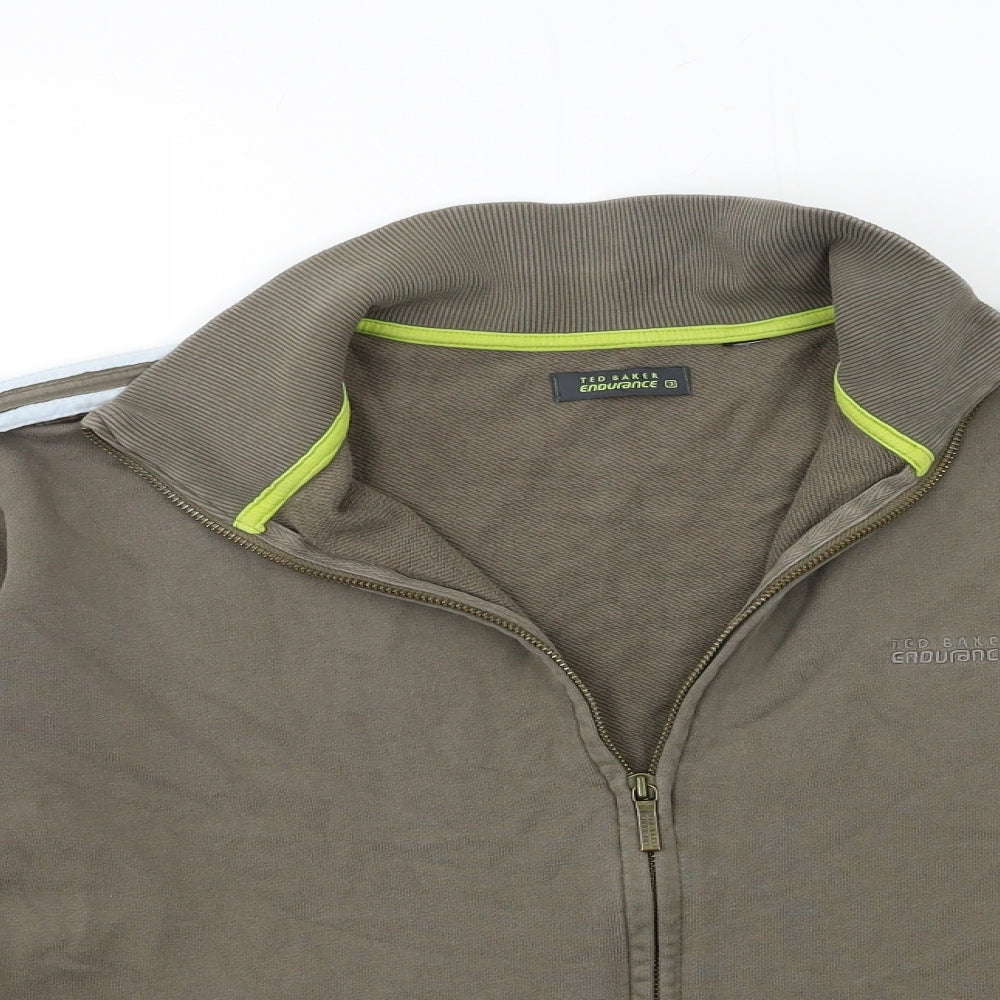 Ted Baker Mens Grey   Full Zip Sweatshirt Size L