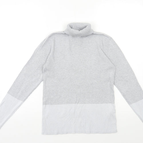 Debenhams Womens Grey  Knit Pullover Jumper Size 10