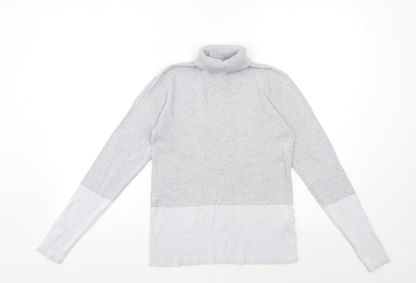 Debenhams Womens Grey  Knit Pullover Jumper Size 10