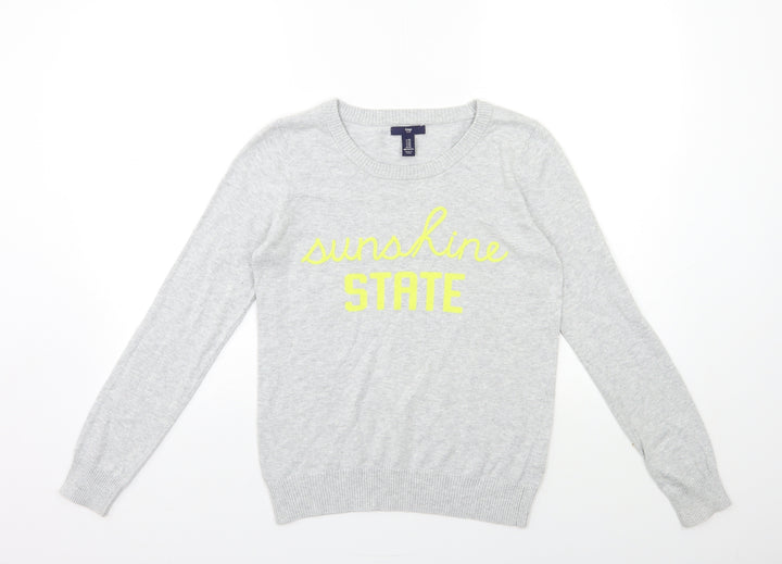 Gap Womens Grey Knit Pullover Jumper Size XS