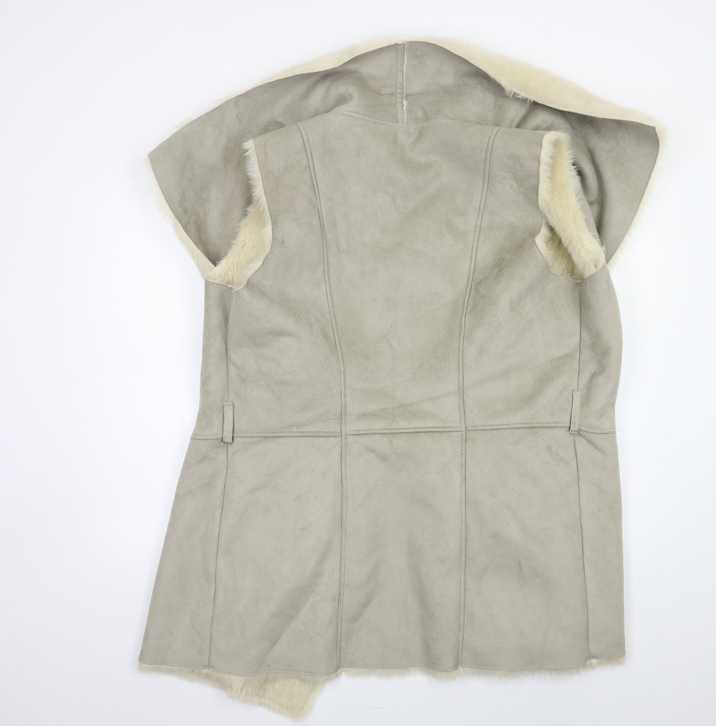F&F Womens Grey   Gilet Coat Size 18