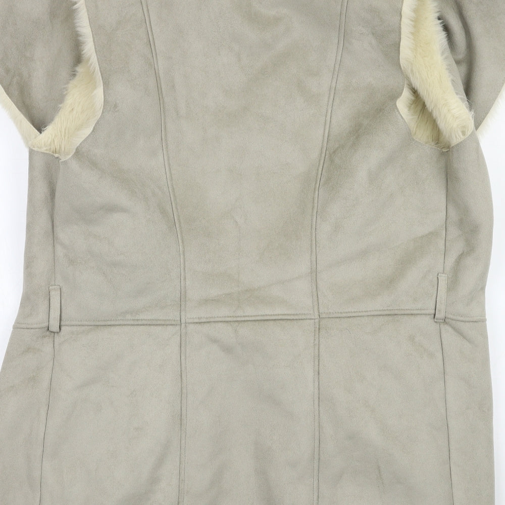 F&F Womens Grey   Gilet Coat Size 18