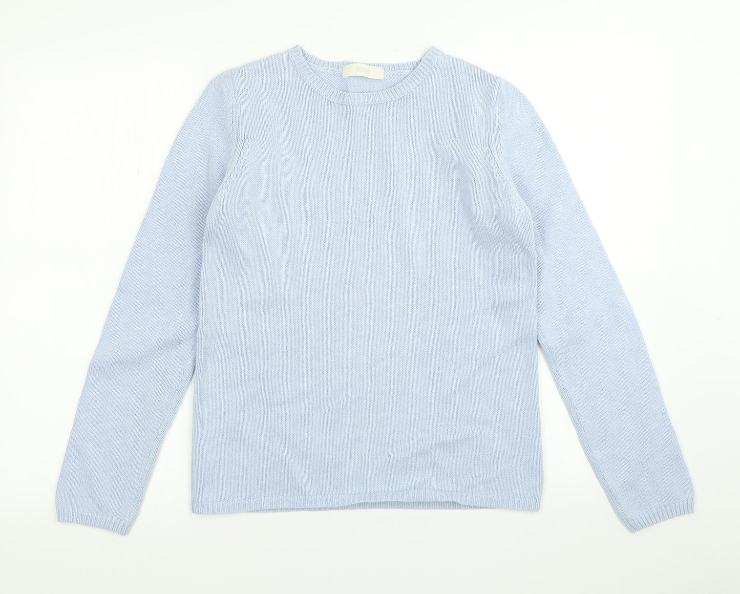 Marks & Spencer Womens Blue  Knit Pullover Jumper Size 8