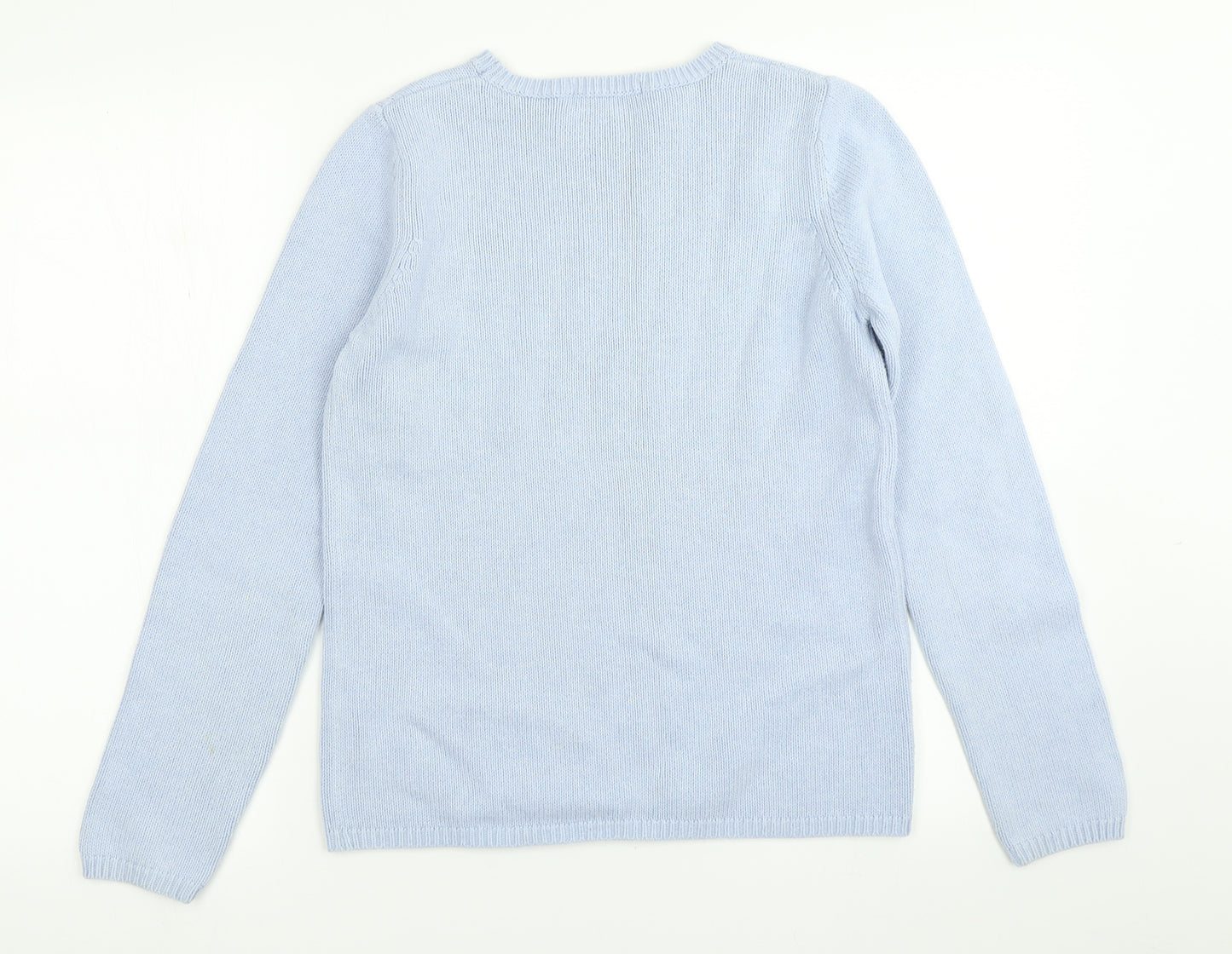 Marks & Spencer Womens Blue  Knit Pullover Jumper Size 8