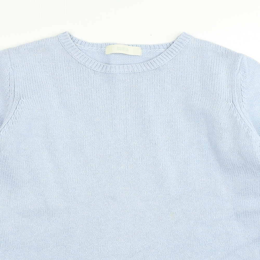 Marks & Spencer Womens Blue  Knit Pullover Jumper Size 8