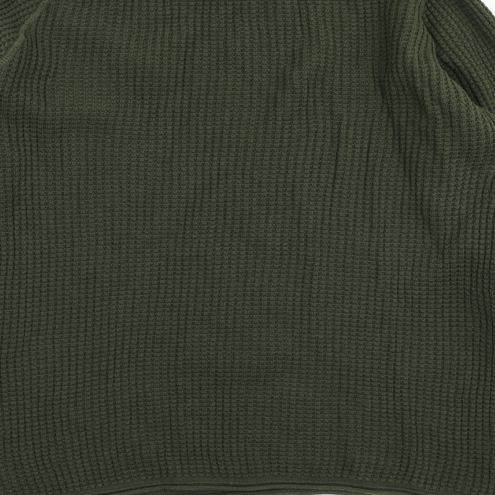 Primark Mens Green  Knit Pullover Jumper Size M
