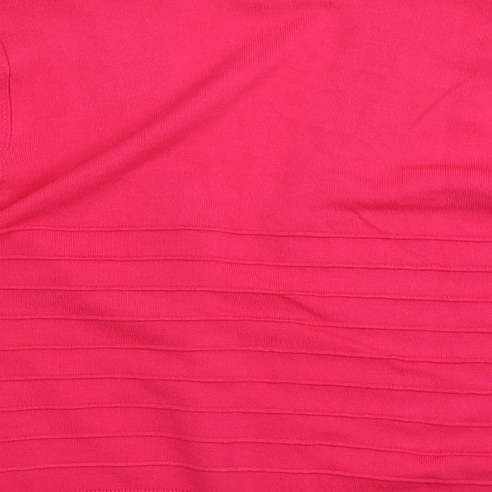 Soon Womens Pink  Knit Cardigan Jumper Size 12