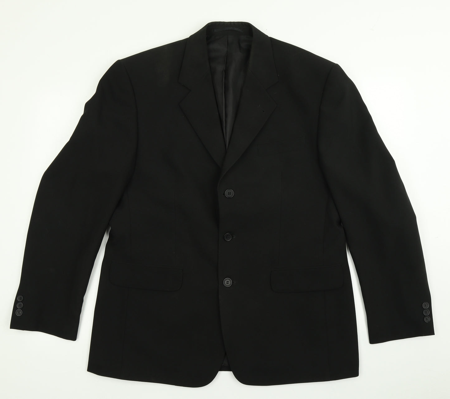 George Mens Black   Jacket Blazer Size 42