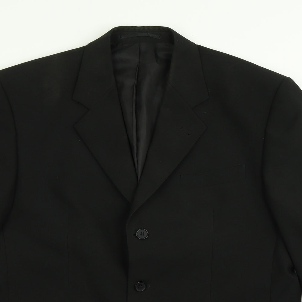 George Mens Black   Jacket Blazer Size 42