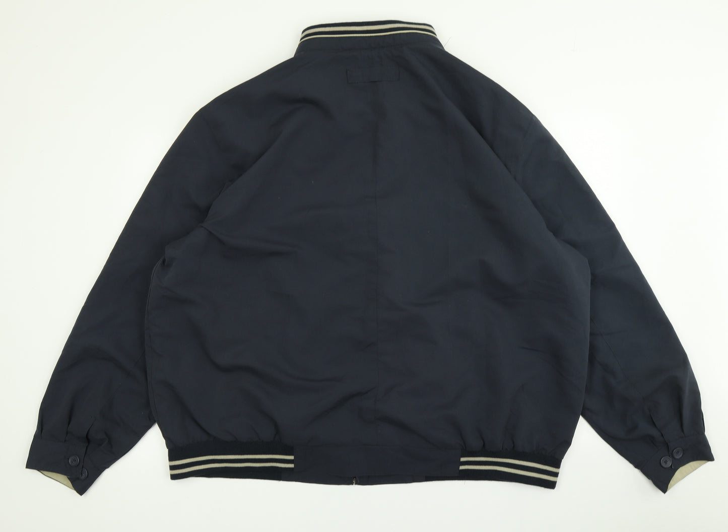 Premier Man Mens Blue   Bomber Jacket Jacket Size 2XL