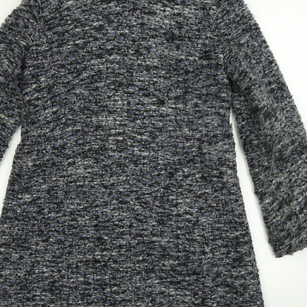 Per Una Womens Blue   Overcoat Coat Size 8