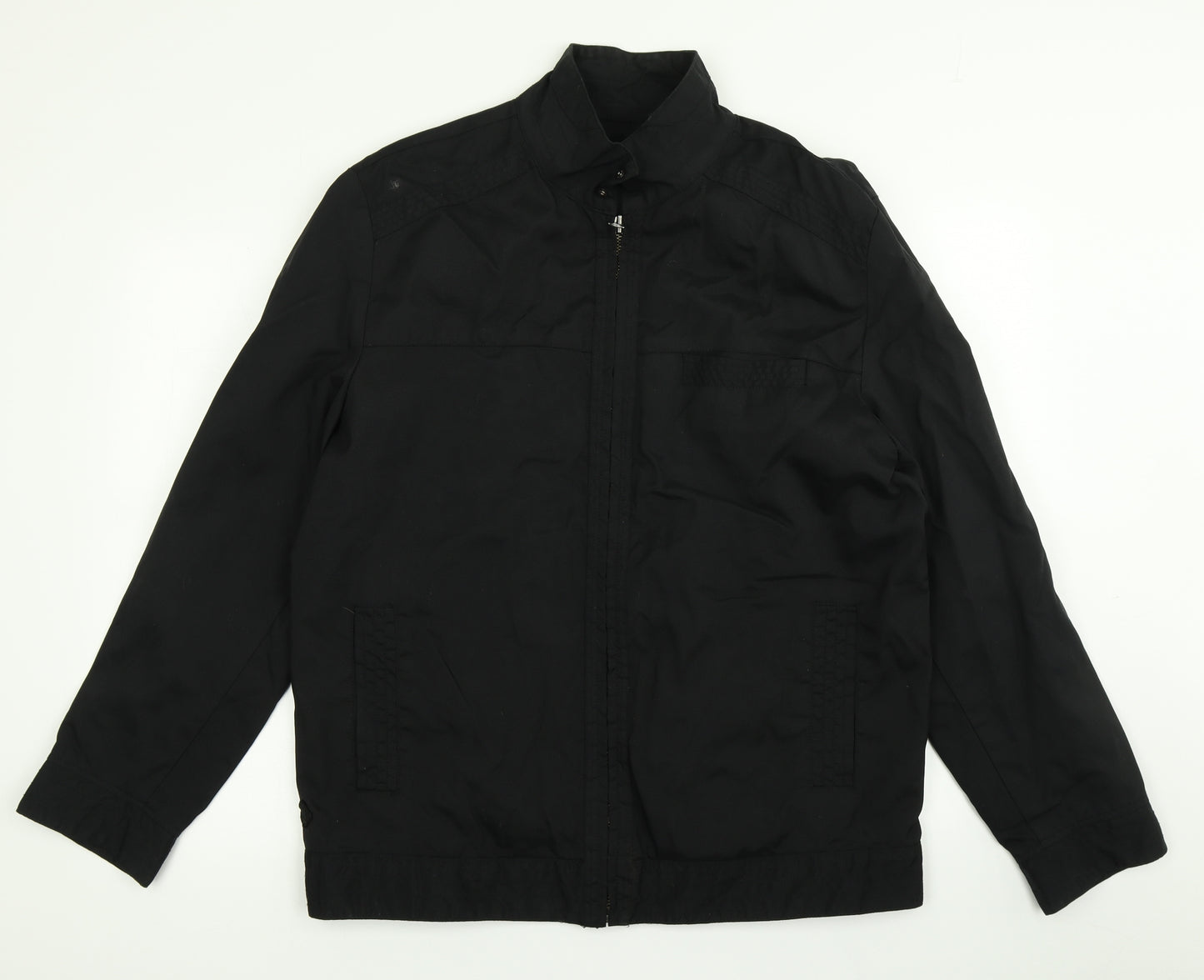 Rocha John  Mens Black   Bomber Jacket Coat Size L