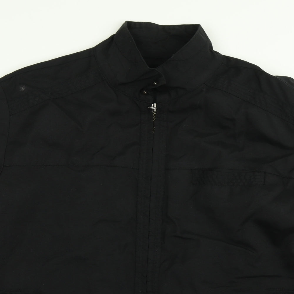 Rocha John  Mens Black   Bomber Jacket Coat Size L