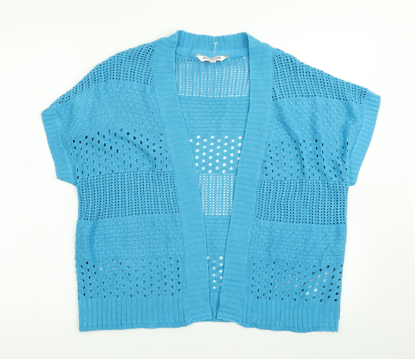 The Collection Womens Blue  Knit Cardigan Jumper Size 16