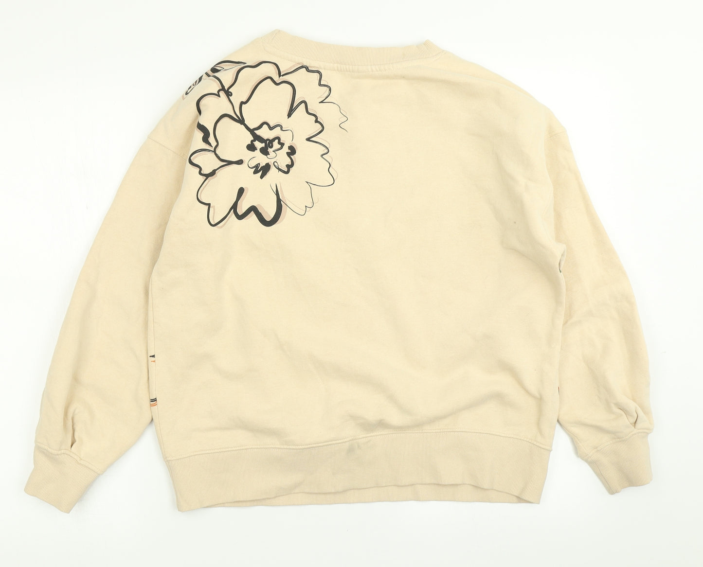 NEXT Womens Beige   Pullover Sweatshirt Size M