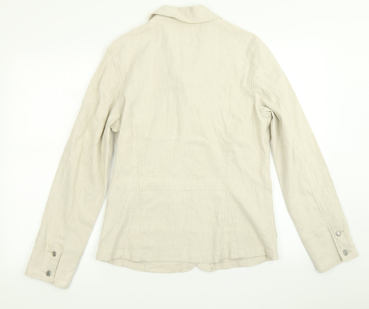 Per Una Womens Beige   Jacket Blazer Size 14