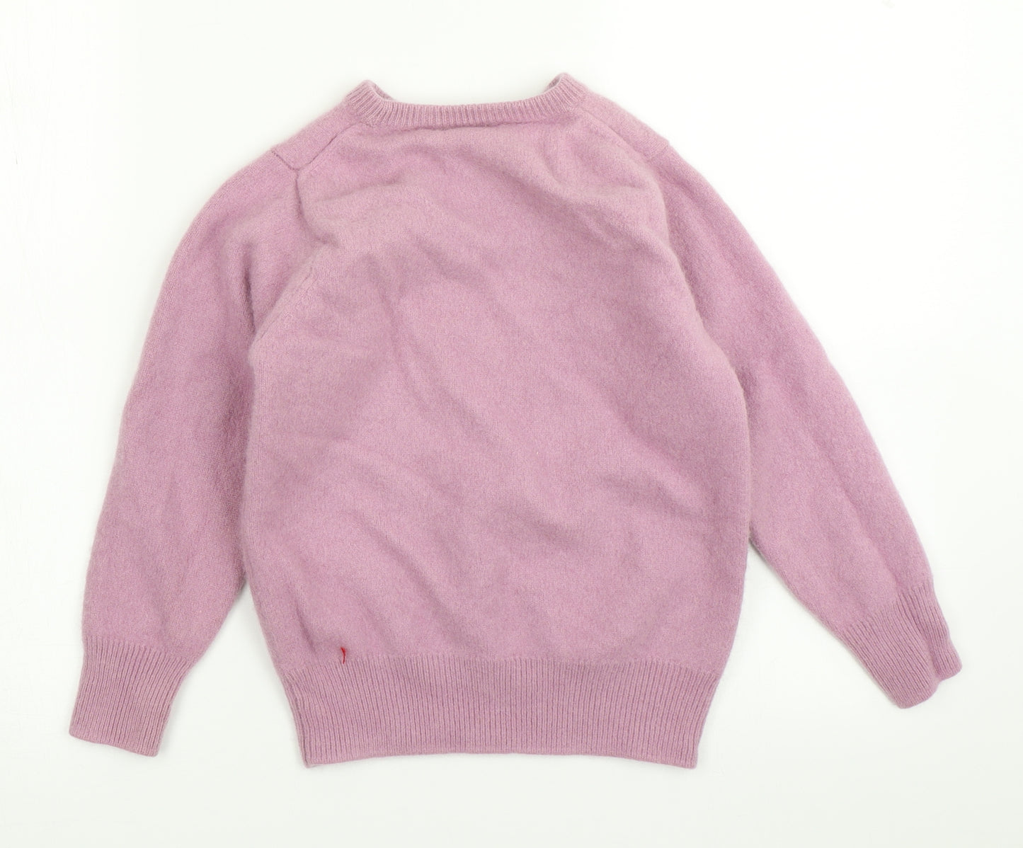 The Cashmere C Womens Pink  Knit Pullover Jumper Size S