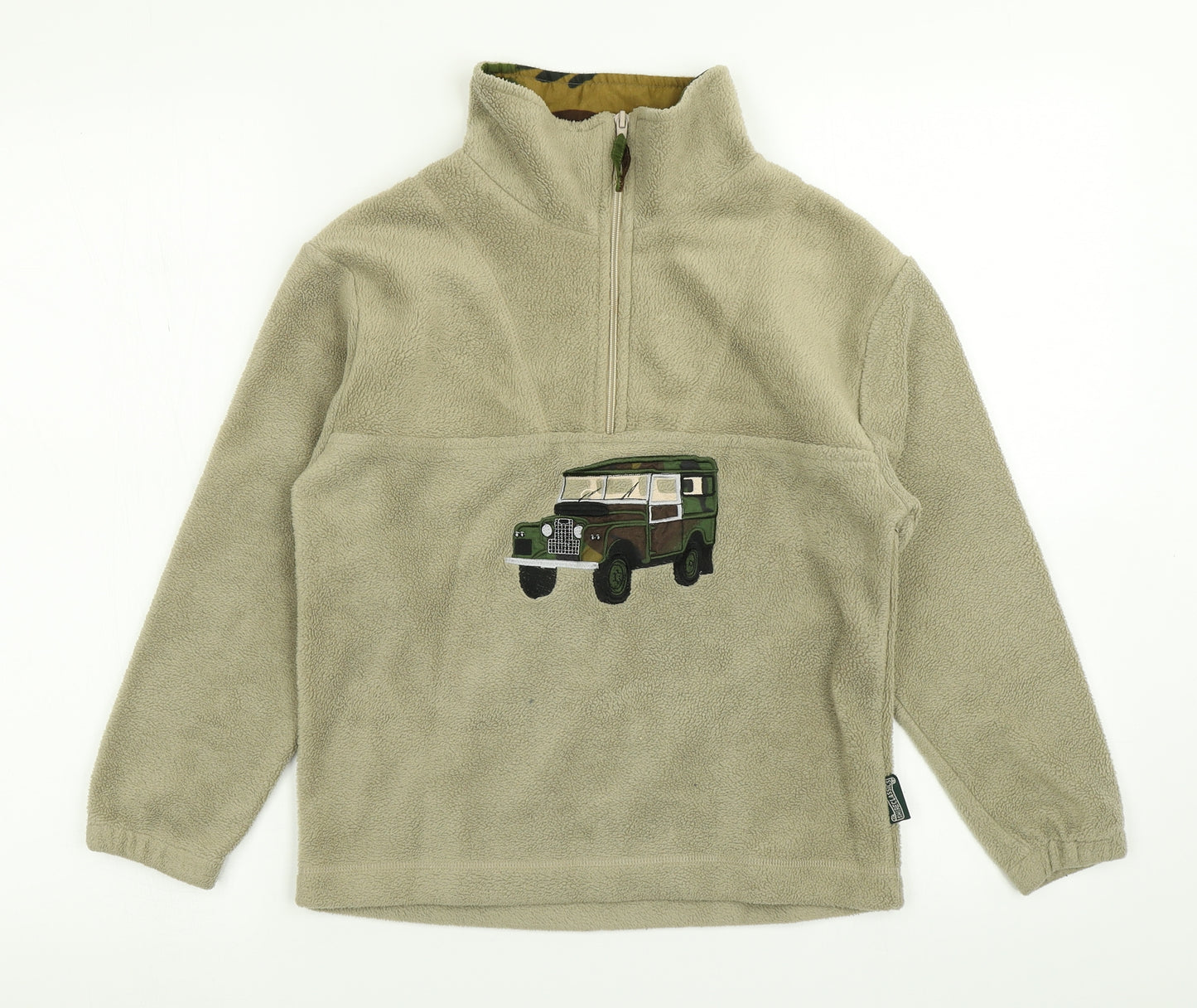 Shire Classics Boys Green  Fleece Pullover Sweatshirt Size L